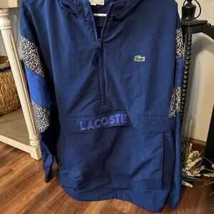 Lacoste Sport Navy Half-Zip Jacket